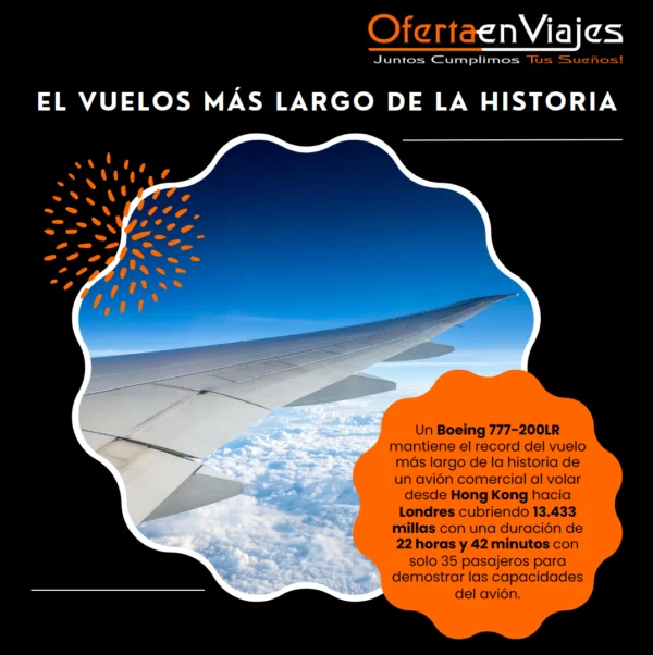 El vuelo comercial más largo de la historia